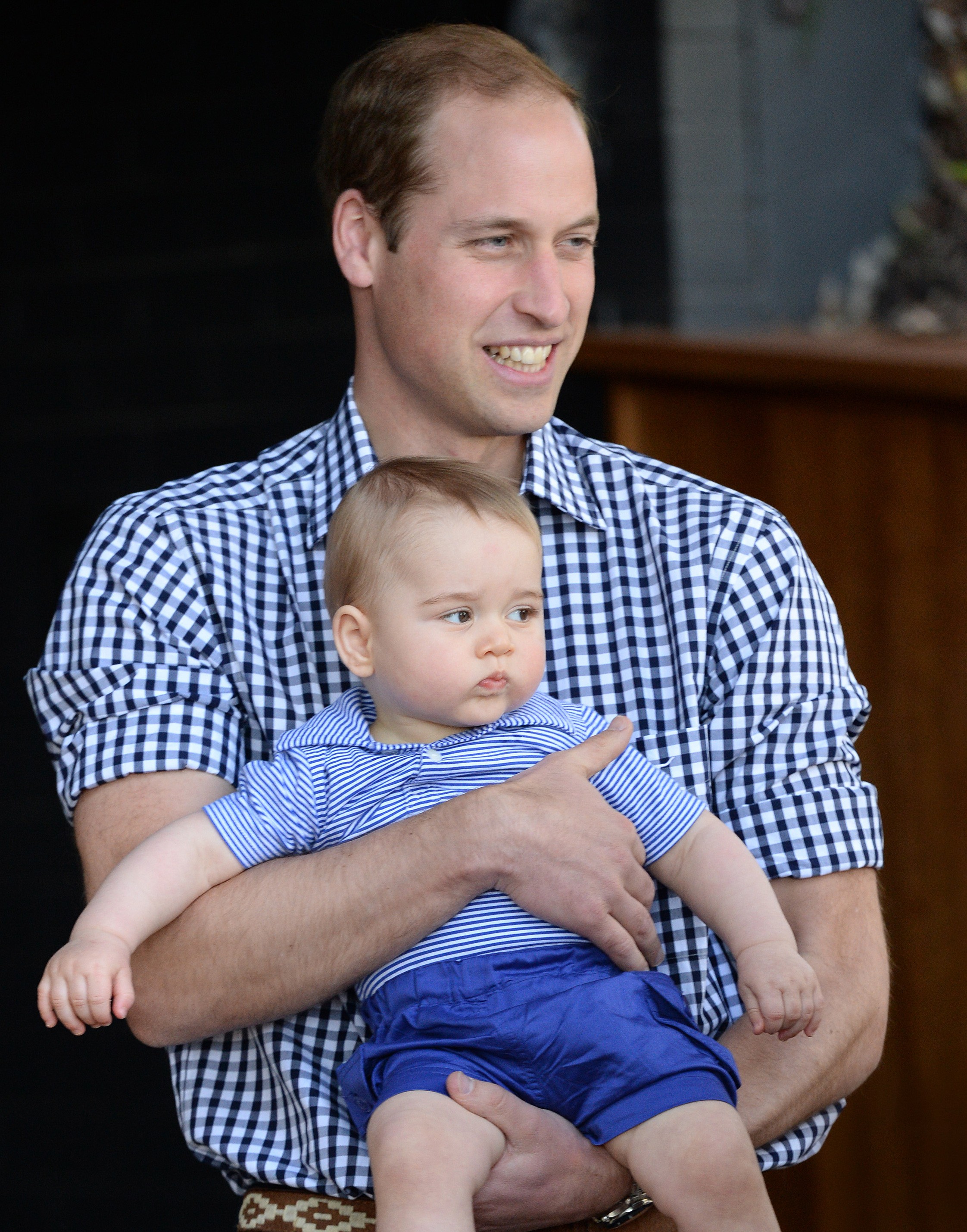 Princ William a malý George